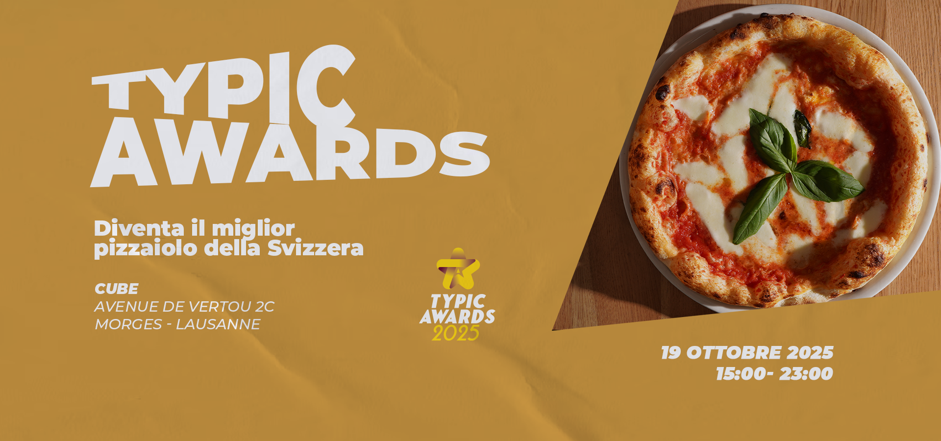 Typic Awards 2025, un premio in Svizzera che celebra la pizza e i pizzaioli